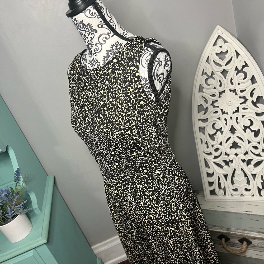 Jessica Howard Ditsy Floral Geo Sleeveless Dress Size 6 NWOT Wedding Guest - Picture 7 of 14